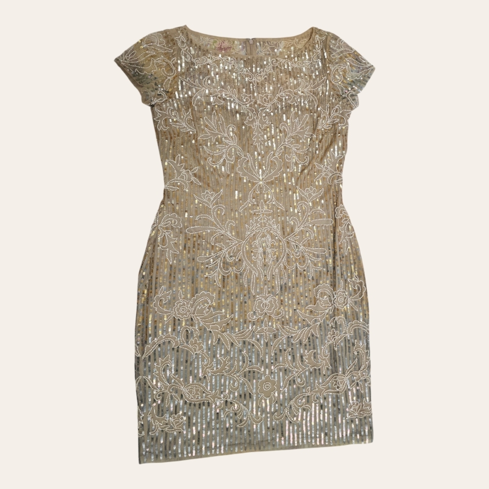 Gold/Silver Midi dress